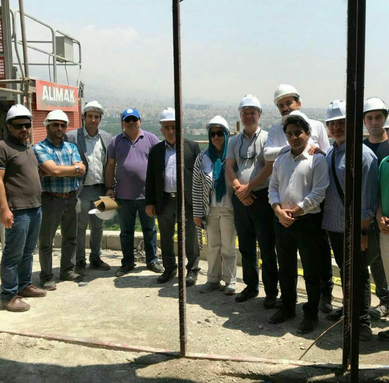 بازدید مدیران شرکت ساختمانی ترکیه‌ای از پروژه‌های گروه سرمایه‌گذاری مسکن