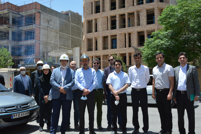 بازدید مدیرعامل گروه سرمایه‌گذاری مسکن از پروژه‌های کرمان