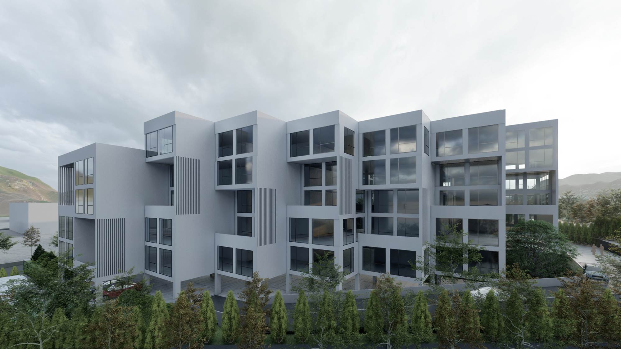 کانسپت معماری ارغوان پردیس