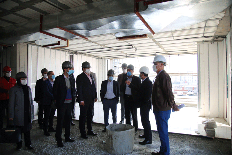 بازدید از مرکز شهر و پروژه بنفشه مهر ماه 99