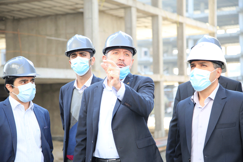 بازدید از مرکز شهر و پروژه بنفشه مهر ماه 99