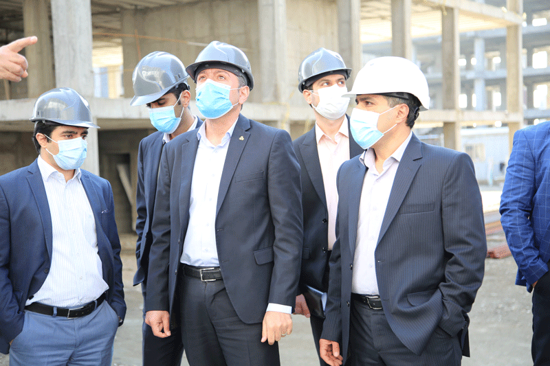 بازدید از مرکز شهر و پروژه بنفشه مهر ماه 99