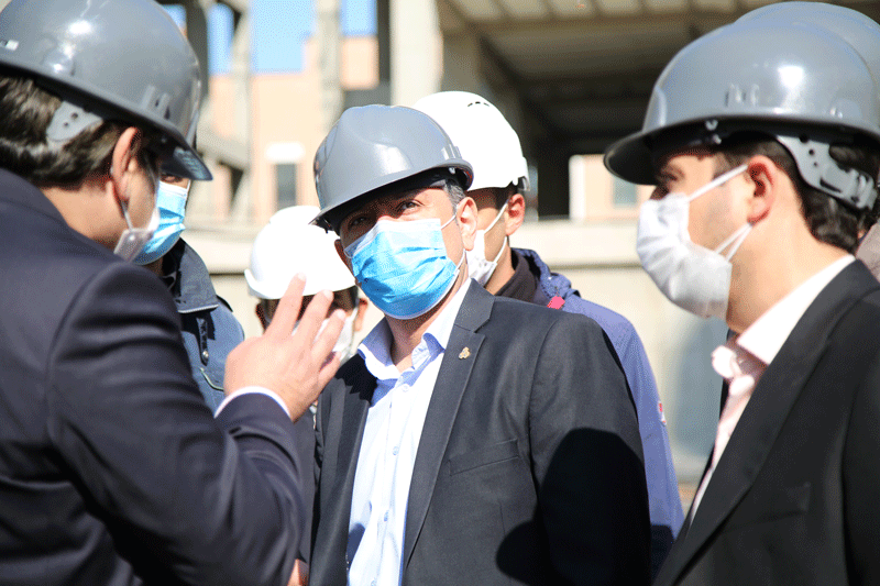 بازدید از مرکز شهر و پروژه بنفشه مهر ماه 99