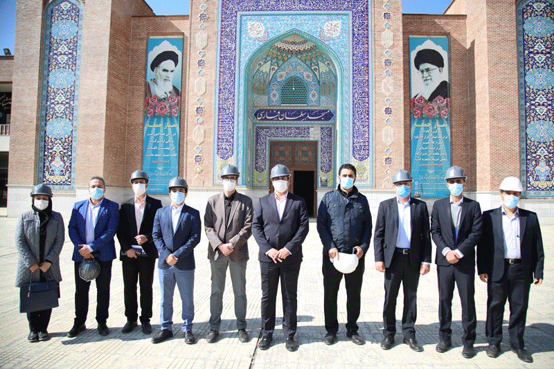 بازدید از مرکز شهر و پروژه بنفشه مهر ماه 99