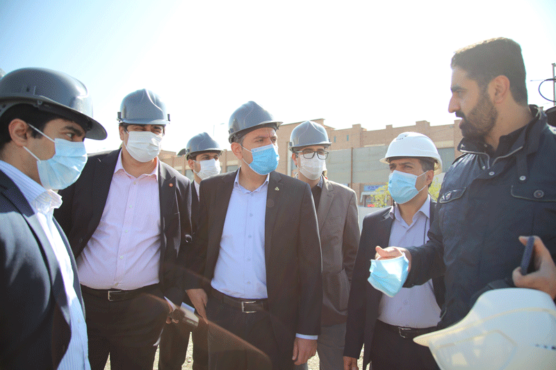 بازدید از مرکز شهر و پروژه بنفشه مهر ماه 99