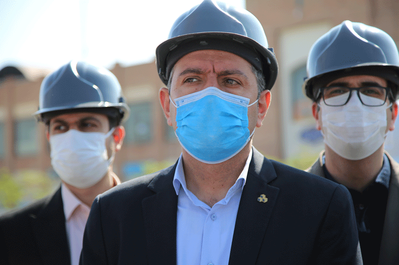 بازدید از مرکز شهر و پروژه بنفشه مهر ماه 99