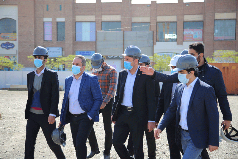 بازدید از مرکز شهر و پروژه بنفشه مهر ماه 99