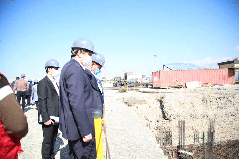 بازدید از مرکز شهر و پروژه بنفشه مهر ماه 99