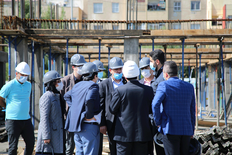 بازدید از مرکز شهر و پروژه بنفشه مهر ماه 99