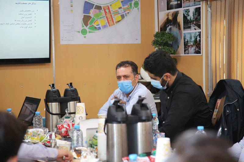 بازدید از مرکز شهر و پروژه بنفشه مهر ماه 99