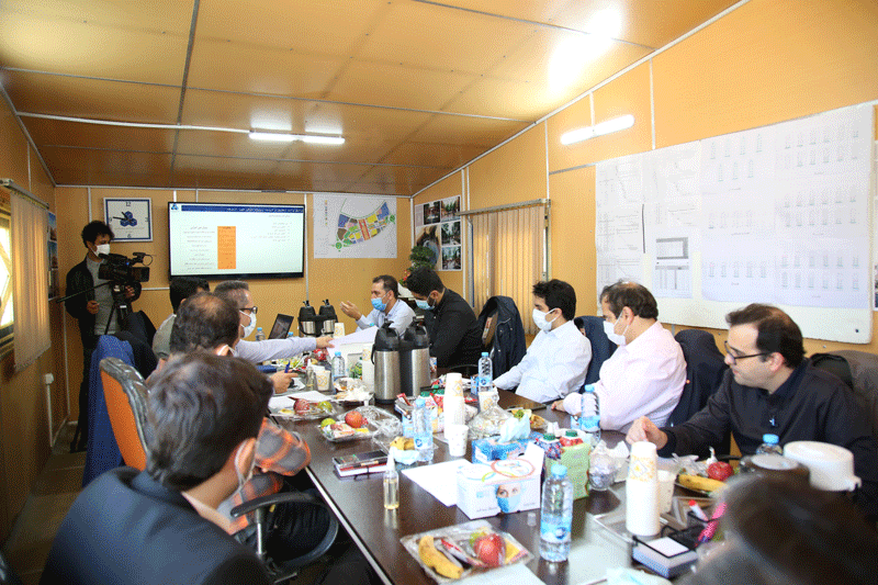 بازدید از مرکز شهر و پروژه بنفشه مهر ماه 99