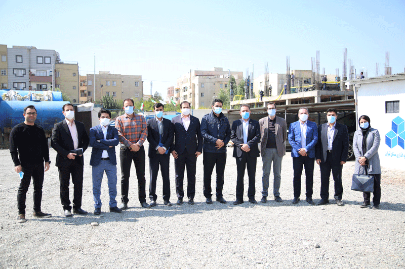 بازدید از مرکز شهر و پروژه بنفشه مهر ماه 99