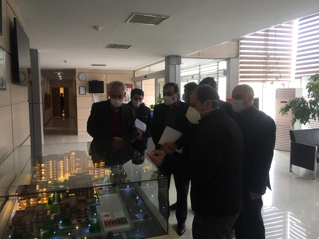 بازدید رییس شعبه مستقل مرکزی بانک مسکن از پردیس