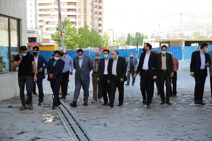 بازدید مدیر عامل گروه مالی بانک از آبشار و المپیک اردیبهشت 1400