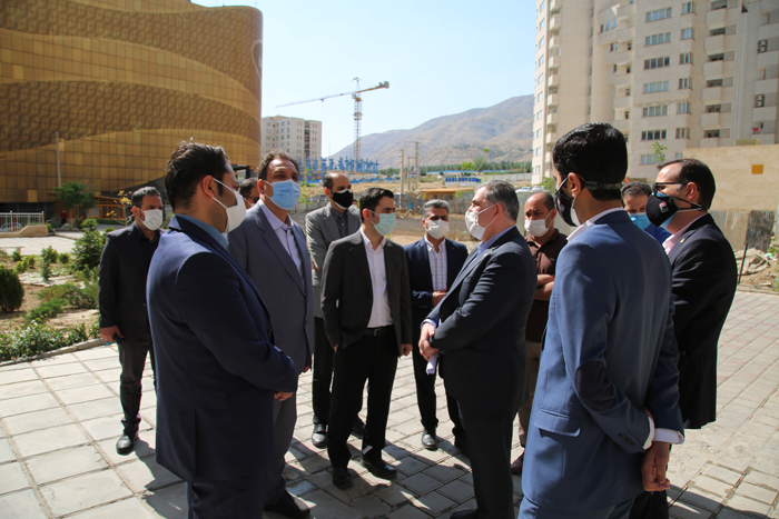 بازدید مدیر عامل گروه مالی بانک از آبشار و المپیک اردیبهشت 1400