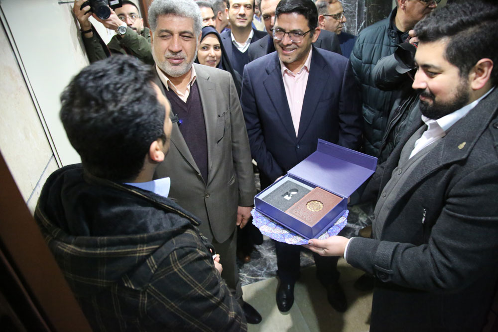 افتتاح پروژه نگین شهر ری