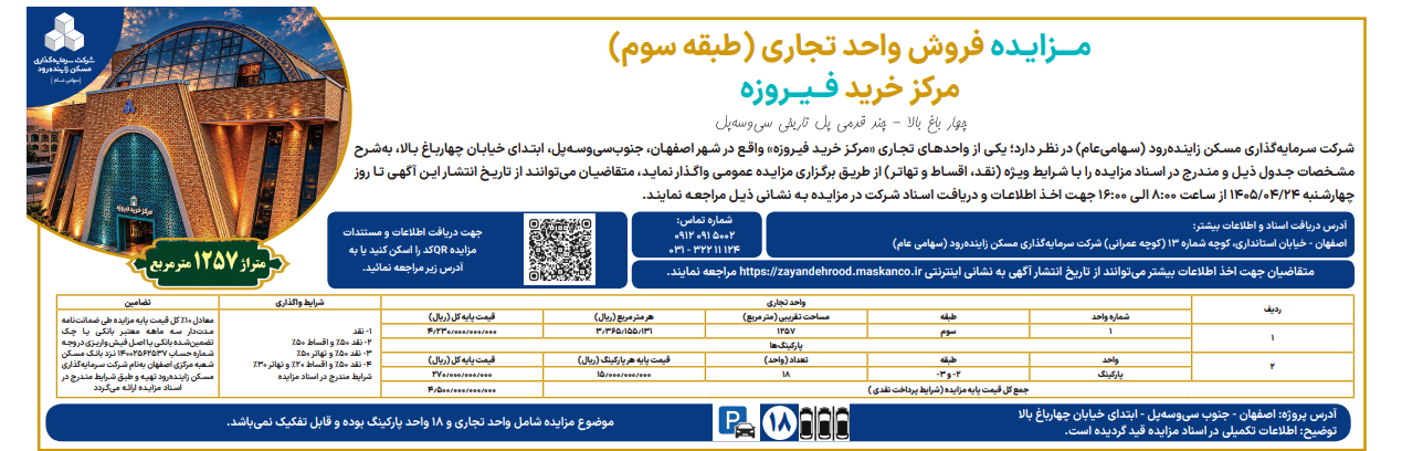 مزایده ثرود