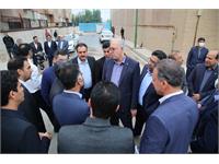 بازدید میدانی وزیر راه و شهرسازی از پروژه 1100 واحدی سبحان قرچک