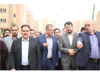 بازدید میدانی وزیر راه و شهرسازی از پروژه 1100 واحدی سبحان قرچک