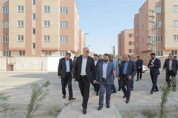 حضور میدانی و رسیدگی فوری مدیرعامل بانک مسکن و مدیرعامل شرکت گروه سرمایه گذاری مسکن به مشکلات پروژه سبحان قرچک