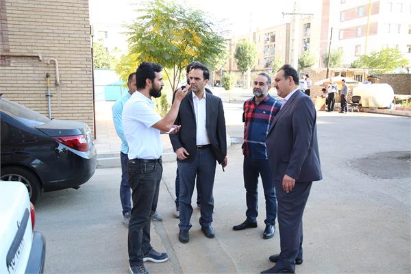 بازدید مدیرعامل ثمسکن از پروژه سبحان قرچک