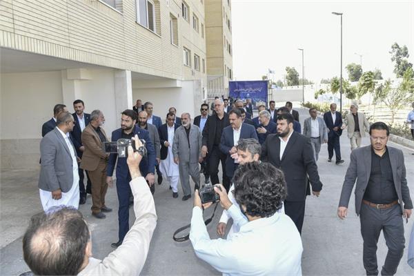 گزارش تصویری افتتاح پروژه 370 واحدی بهارستان زاهدان