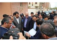 بازدید میدانی وزیر راه و شهرسازی از پروژه 1100 واحدی سبحان قرچک