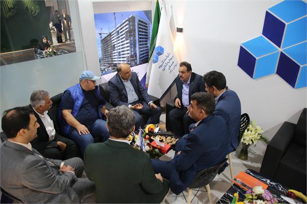 گزارش تصویری روز دوم غرفه ثمسکن در نمایشگاه کیش اینوکس
