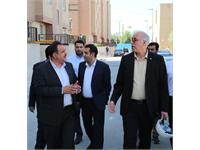 بازدید مدیر عامل بانک مسکن و مدیر عامل شرکت گروه سرمایه گذاری مسکن از پروژه سبحان قرچک 15 مهرماه