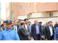 بازدید میدانی وزیر راه و شهرسازی از پروژه 1100 واحدی سبحان قرچک