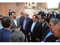 بازدید میدانی وزیر راه و شهرسازی از پروژه 1100 واحدی سبحان قرچک