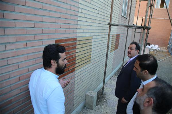 بازدید مدیرعامل ثمسکن از پروژه سبحان قرچک