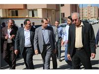 بازدید مدیر عامل بانک مسکن و مدیر عامل شرکت گروه سرمایه گذاری مسکن از پروژه سبحان قرچک 15 مهرماه
