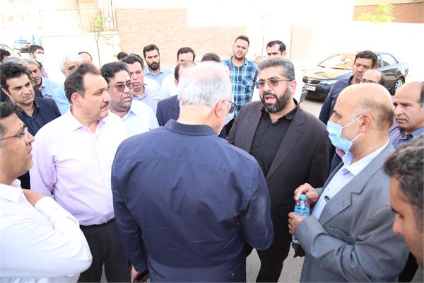 بازدید مدیرعامل و اعضا هیات مدیره بانک مسکن از پروژه سبحان قرچک