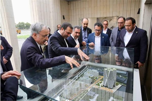 گزارش تصویری بازدید مدیرعامل ثمسکن از پروژه فردوسی مشهد