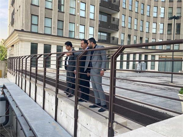 بازدید مدیرعامل ثمسکن از پروژه المپیک