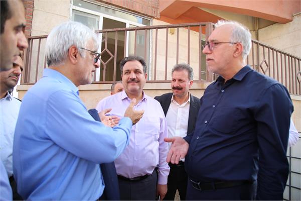 بازدید مدیرعامل و اعضا هیات مدیره بانک مسکن از پروژه سبحان قرچک