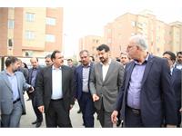 بازدید میدانی وزیر راه و شهرسازی از پروژه 1100 واحدی سبحان قرچک