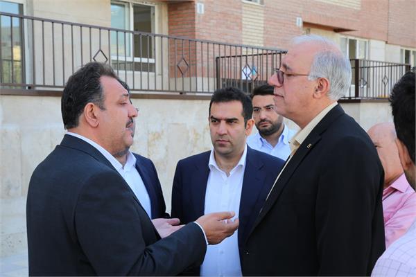 بازدید مدیرعامل ثمسکن از پروژه سبحان قرچک 15 مهر