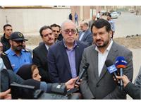 بازدید میدانی وزیر راه و شهرسازی از پروژه 1100 واحدی سبحان قرچک