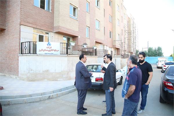بازدید مدیرعامل ثمسکن از پروژه سبحان قرچک