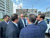 بازدید مدیرعامل بانک مسکن از پروژه مسکونی ستاره کیش