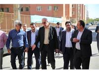 بازدید مدیرعامل ثمسکن از پروژه سبحان قرچک 15 مهر