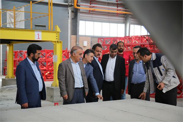 بازدید از از کارخانه صنعتی سازی ساختمان