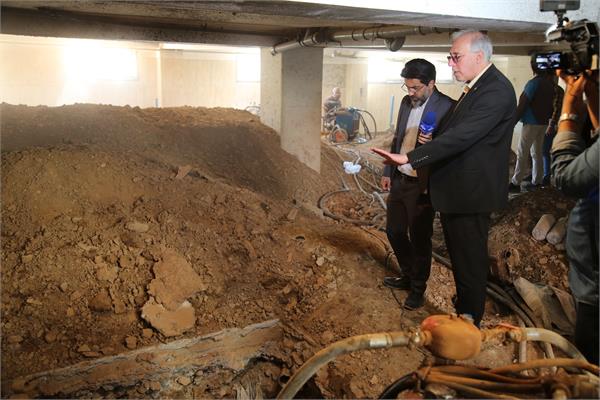 بازدید مدیرعامل ثمسکن از پروژه سبحان قرچک 15 مهر