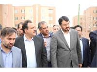 بازدید میدانی وزیر راه و شهرسازی از پروژه 1100 واحدی سبحان قرچک