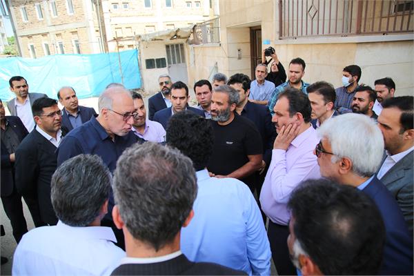 بازدید مدیرعامل و اعضا هیات مدیره بانک مسکن از پروژه سبحان قرچک